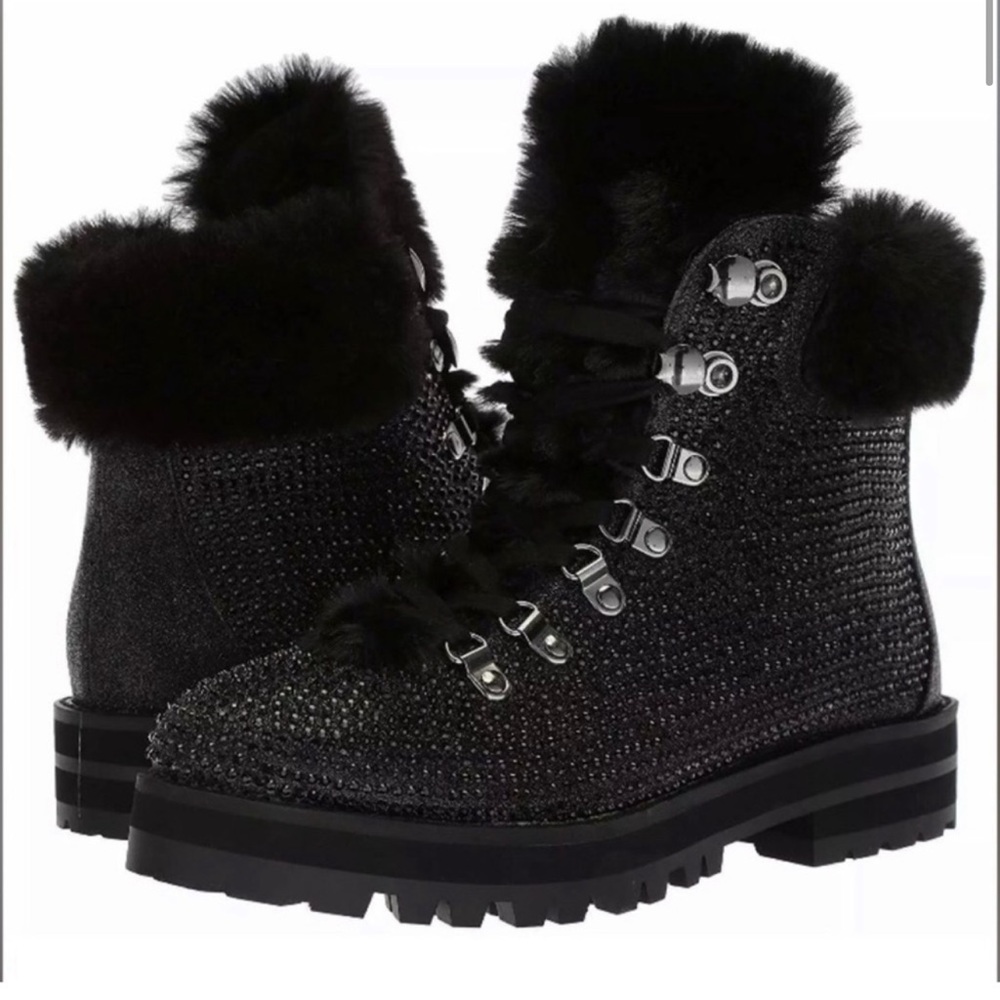 Jessica Simpson Norina Rhinestone Winter Booties